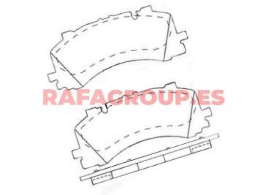 RG6016 - Pastillas de freno